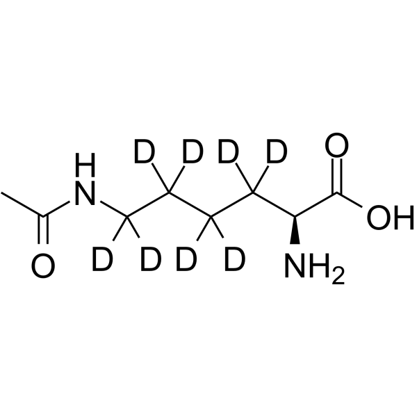 Nepsilon-acetyl-L-lysine-d8 Chemical Structure Nepsilon-acetyl-L-lysine-d8