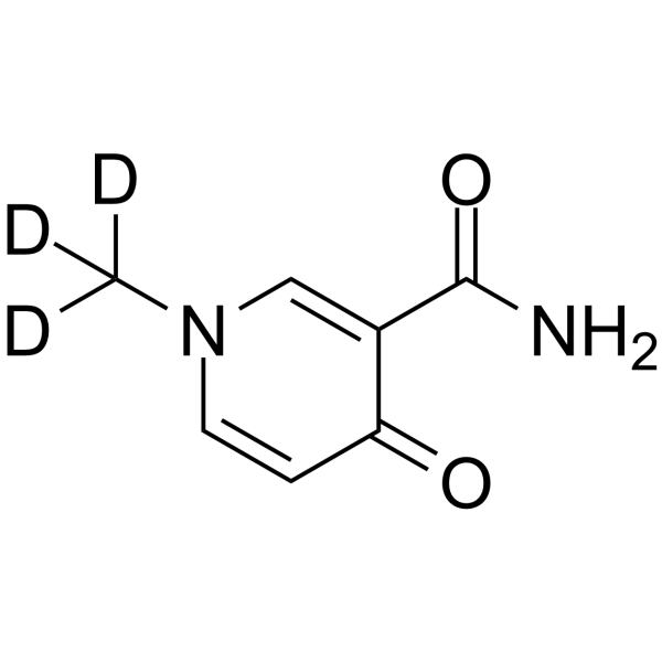 N-Methyl-4-pyridone-3-carboxamide-d3 Chemical Structure N-Methyl-4-pyridone-3-carboxamide-d3