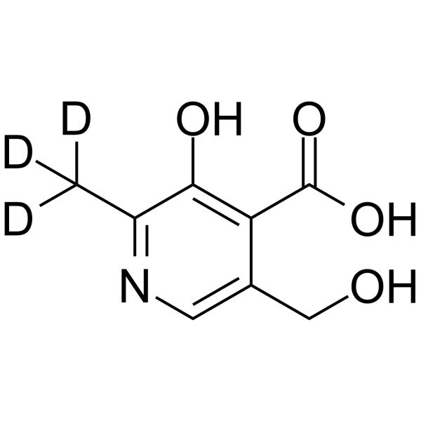 4-Pyridoxic acid-d3 Chemical Structure 4-Pyridoxic acid-d3