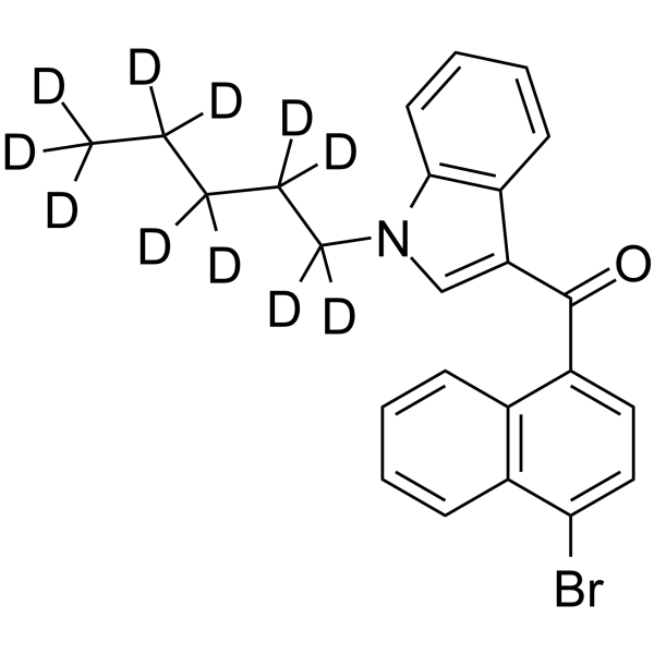 JWH 387-d11 Chemical Structure JWH 387-d11