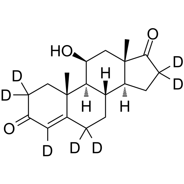 11-Beta-hydroxyandrostenedione-d7 Chemical Structure 11-Beta-hydroxyandrostenedione-d7(Synonyms: 4-Androsten-11β-ol-3,17-dione-d7)