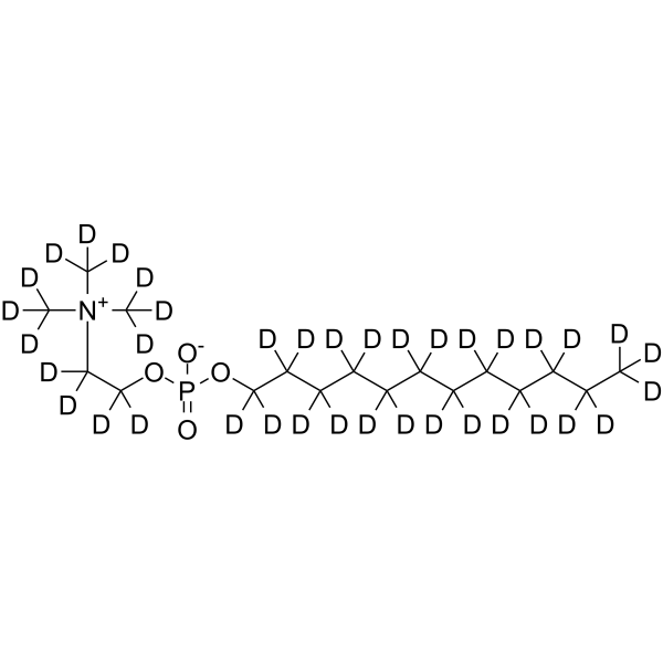Dodecylphosphocholine-d38 Chemical Structure Dodecylphosphocholine-d38
