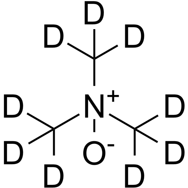 Trimethylamine N-oxide-d9 Chemical Structure Trimethylamine N-oxide-d9(Synonyms: 三甲胺N-氧化物 d9)