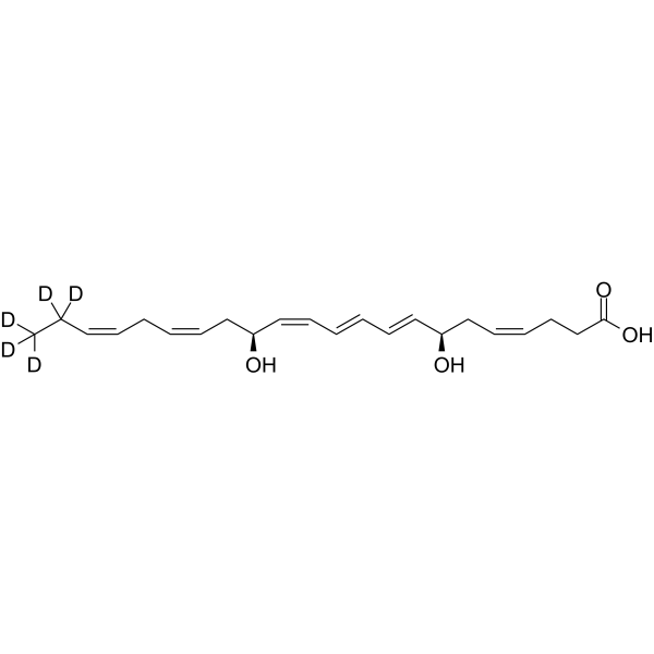 Maresin 1-d5 Chemical Structure Maresin 1-d5