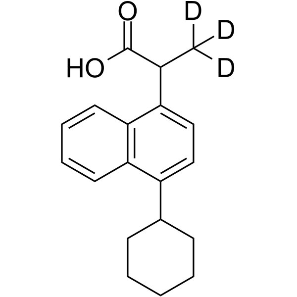 Vedaprofen-d3 Chemical Structure Vedaprofen-d3