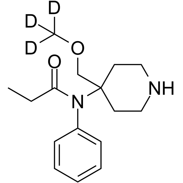 Norsufentanil-d3 Chemical Structure Norsufentanil-d3