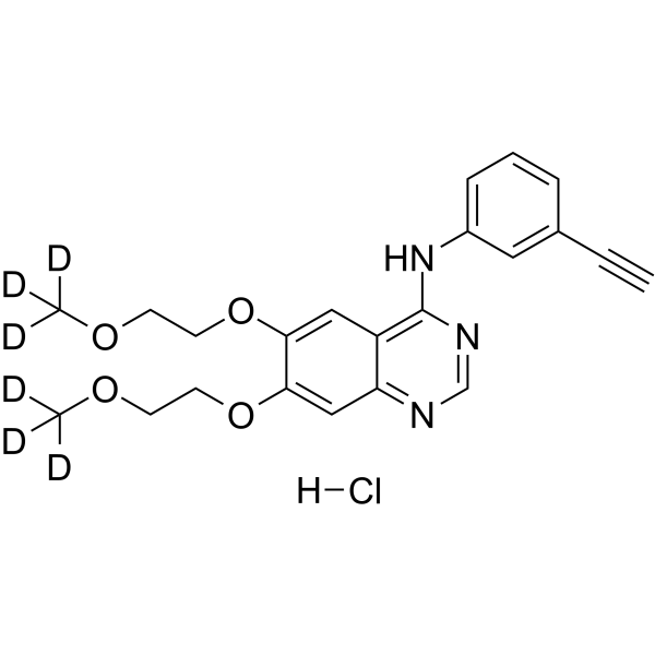 Erlotinib-d6 hydrochloride(Synonyms: CP-358774-d6 hydrochloride; NSC 718781-d6 hydrochloride; OSI-774-d6 hydrochloride)