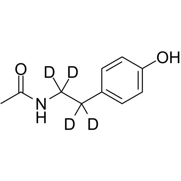 N-Acetyltyramine-d4 Chemical Structure N-Acetyltyramine-d4