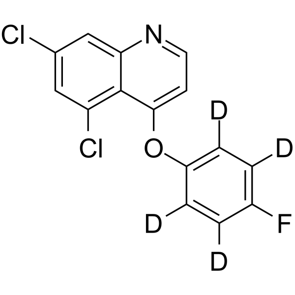 Quinoxyfen-d4 Chemical Structure Quinoxyfen-d4(Synonyms: Legend-d4; DE 795-d4)