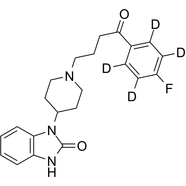 Benperidol-d4 Chemical Structure Benperidol-d4