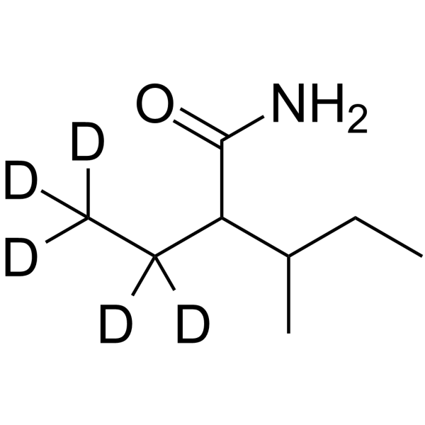 Valnoctamide-d5 Chemical Structure Valnoctamide-d5(Synonyms: 戊诺酰胺 d5)