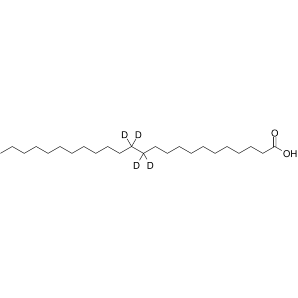 Lignoceric acid-d4-1 Chemical Structure Lignoceric acid-d4-1(Synonyms: 二十四烷酸 d4-1)