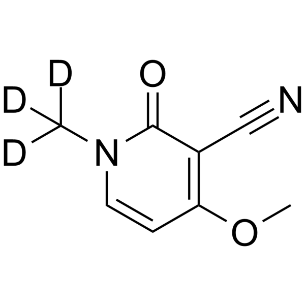 Ricinine-d3 Chemical Structure Ricinine-d3