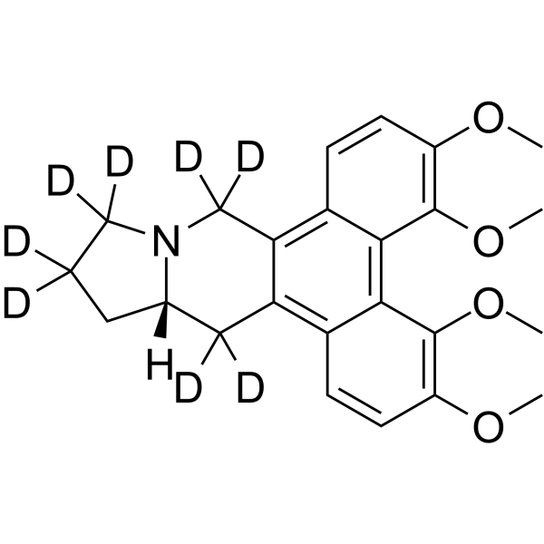 (+)-(S)-Tylophorine-d8 Chemical Structure (+)-(S)-Tylophorine-d8