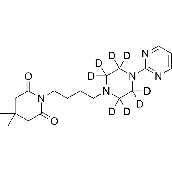 Gepirone-d8 Chemical Structure Gepirone-d8