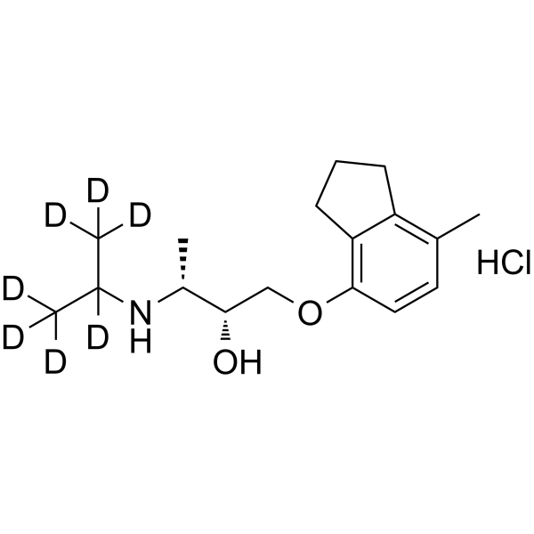 rel-ICI 118551-d7 hydrochloride Chemical Structure rel-ICI 118551-d7 hydrochloride