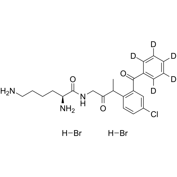 Avizafone-d5 dihydrobromide Chemical Structure Avizafone-d5 dihydrobromide