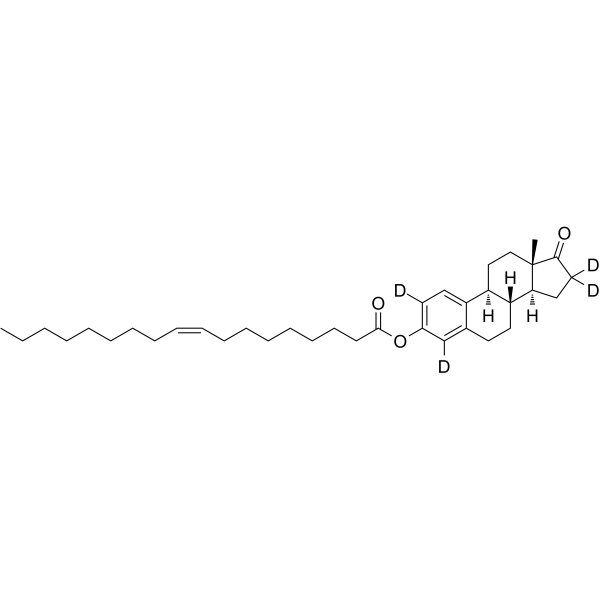 Oleoylestrone-d4 Chemical Structure Oleoylestrone-d4