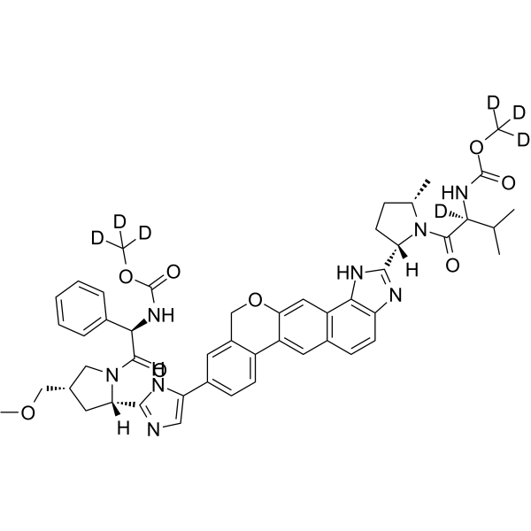 Velpatasvir-d7 Chemical Structure Velpatasvir-d7(Synonyms: 维帕他韦 d7)