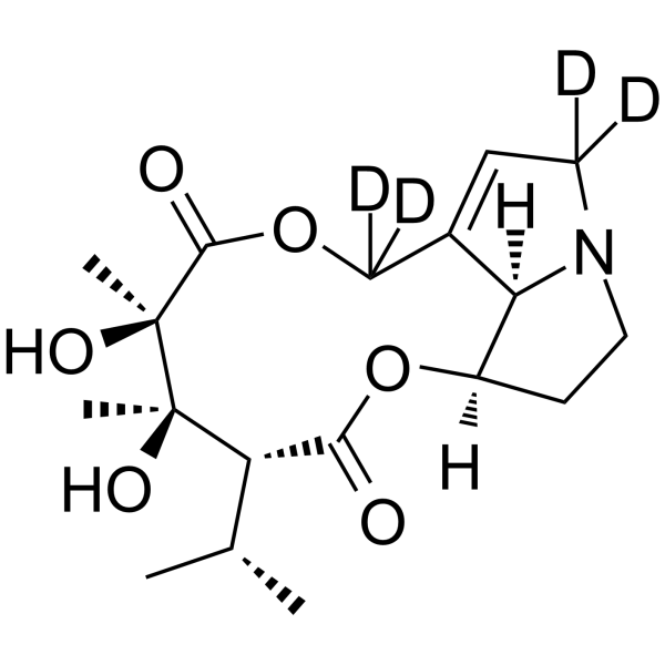 Trichodesmine-d4 Chemical Structure Trichodesmine-d4