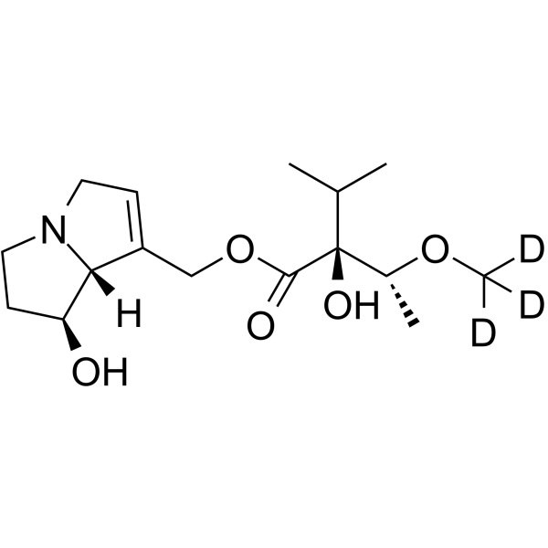 Heliotrine-d3 Chemical Structure Heliotrine-d3