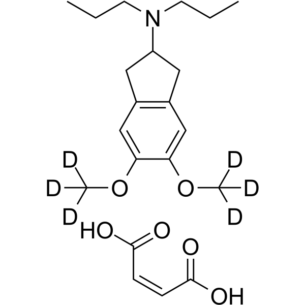 U-99194-d6 maleate Chemical Structure U-99194-d6 maleate