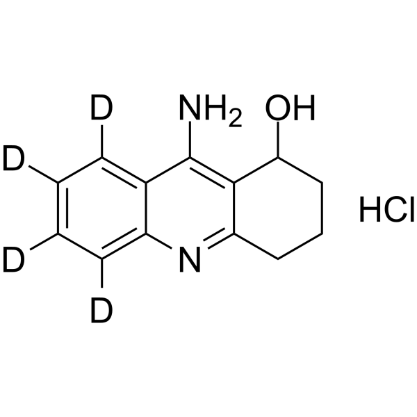 Velnacrine-d4 hydrochloride Chemical Structure Velnacrine-d4 hydrochloride