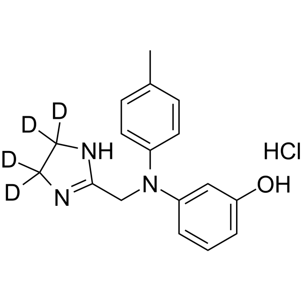 Phentolamine-d4 hydrochloride Chemical Structure Phentolamine-d4 hydrochloride