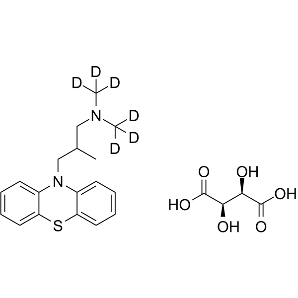 Alimemazine hemitartrate-d6 L-Tartrate(Synonyms: 阿利马嗪半酒石酸 d6（L-酒石酸盐）)