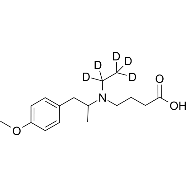 Mebeverine acid D5 Chemical Structure Mebeverine acid D5(Synonyms: 美贝维林酸 D5)