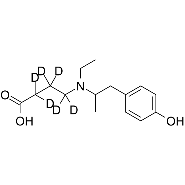 O-Desmethyl Mebeverine acid-d6 Chemical Structure O-Desmethyl Mebeverine acid-d6(Synonyms: Mebeverine metabolite O-desmethyl Mebeverine acid-d6)