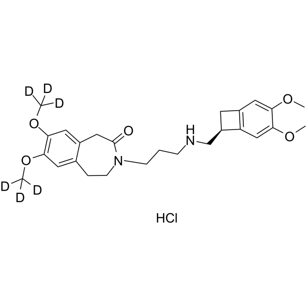 N-Demethyl Ivabradine D6 Hydrochloride(Synonyms: N-去甲盐酸伊伐布雷定 D6)