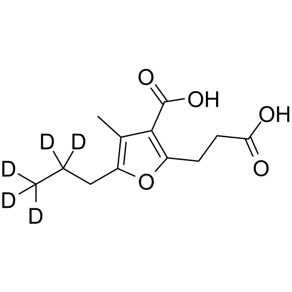 CMPF-d5 Chemical Structure CMPF-d5