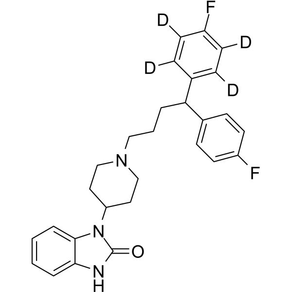 Pimozide-d4 Chemical Structure Pimozide-d4(Synonyms: R6238-d4)
