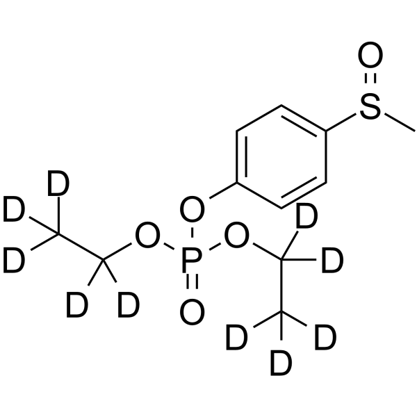 Fensulfothion-oxon-d10 Chemical Structure Fensulfothion-oxon-d10