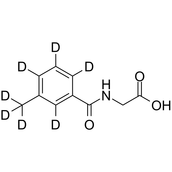 3-Methyl Hippuric acid-d7 Chemical Structure 3-Methyl Hippuric acid-d7