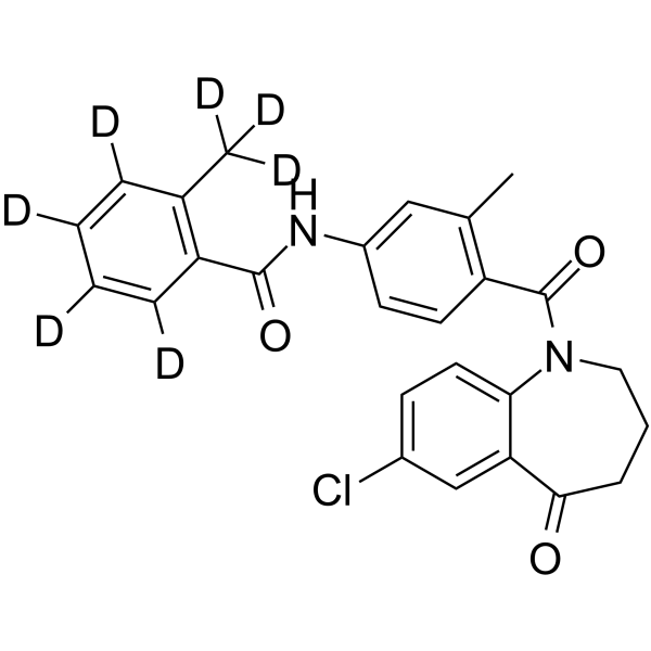 5-Dehydro Tolvaptan-d7 Chemical Structure 5-Dehydro Tolvaptan-d7