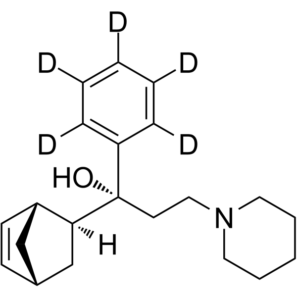 rel-Biperiden-d5 Chemical Structure rel-Biperiden-d5