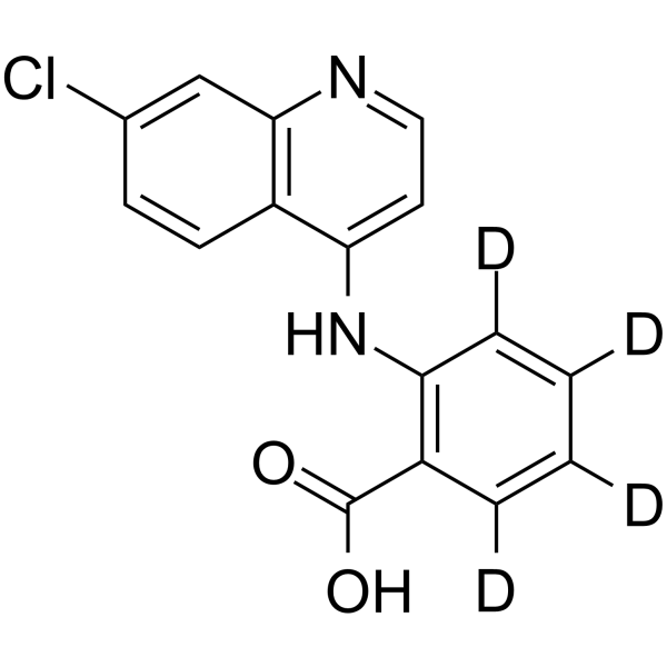 Glafenic acid-d4 Chemical Structure Glafenic acid-d4