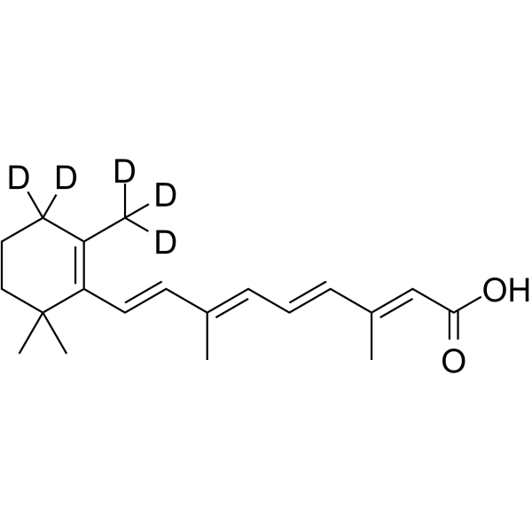 9-cis-Retinoic acid-d5 Chemical Structure 9-cis-Retinoic acid-d5