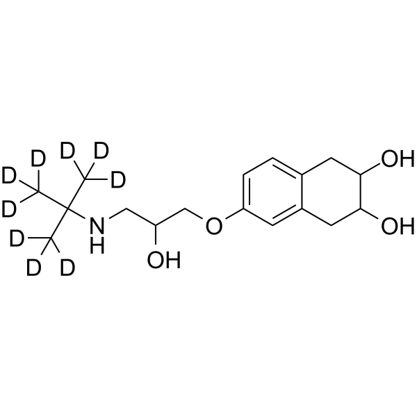 iso-Nadolol (tert-Butyl-d9) Chemical Structure iso-Nadolol (tert-Butyl-d9)