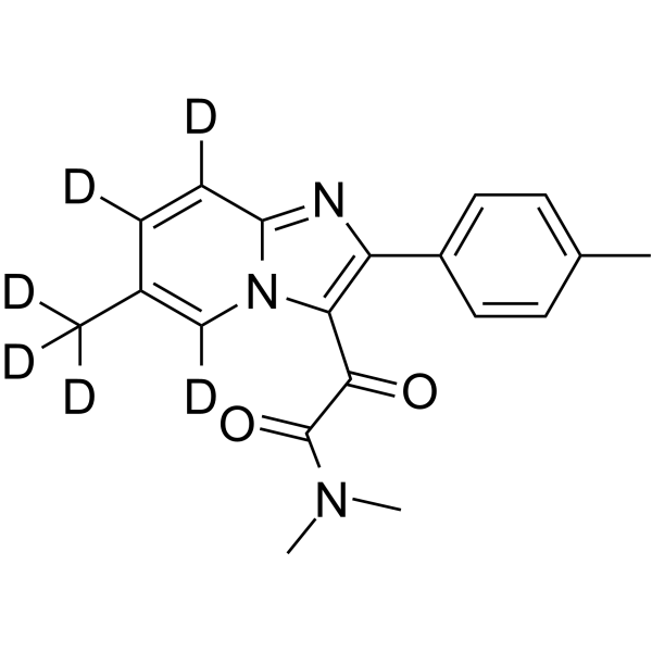 2-Keto zolpidem-d6 Chemical Structure 2-Keto zolpidem-d6