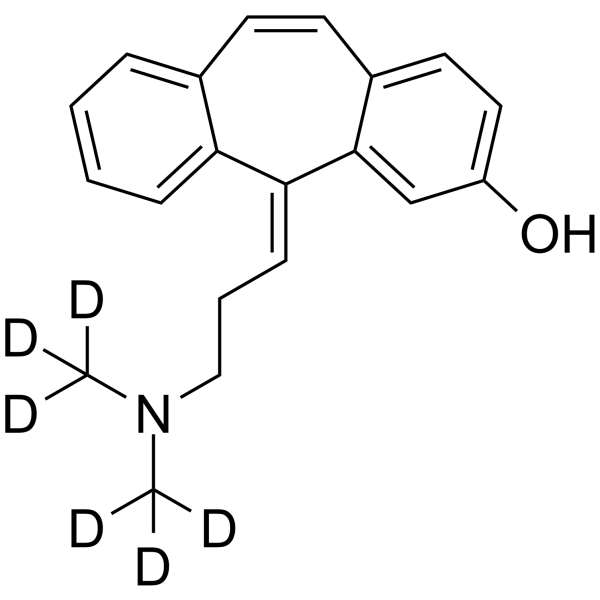 3-Hydroxy Cyclobenzaprine-d6 Chemical Structure 3-Hydroxy Cyclobenzaprine-d6