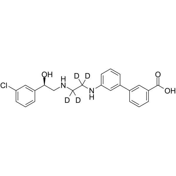 Solabegron Ethylene D4 Chemical Structure Solabegron Ethylene D4
