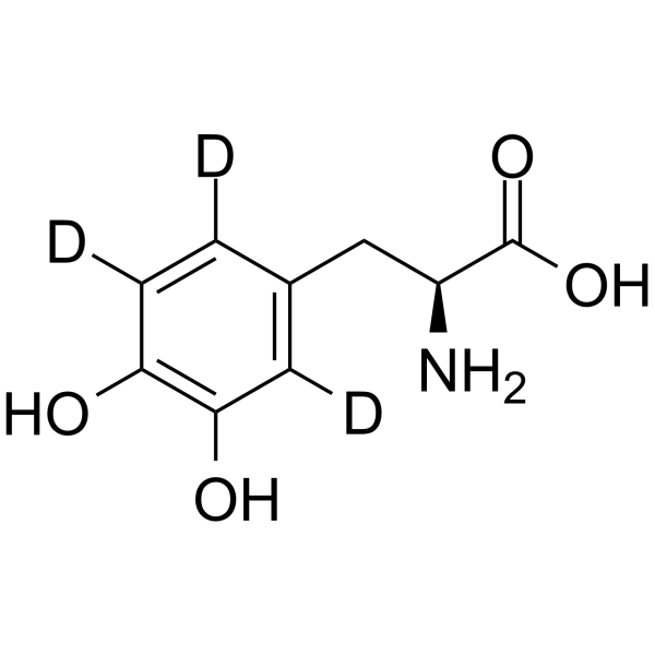 L-DOPA-2,5,6-d3 Chemical Structure L-DOPA-2,5,6-d3