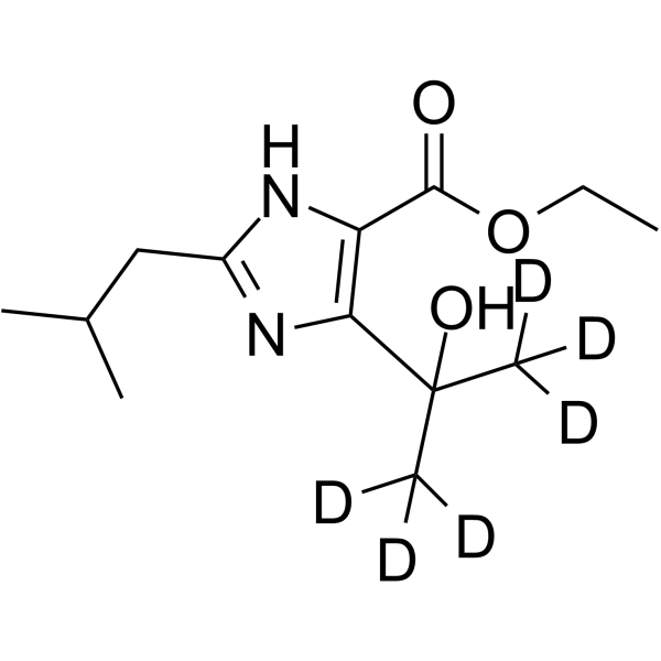 4-[1-Hydroxy-1-(methylethyl-d6)]-2-isobutyl-1H-imidazole-5-carboxylic Acid Ethyl Ester