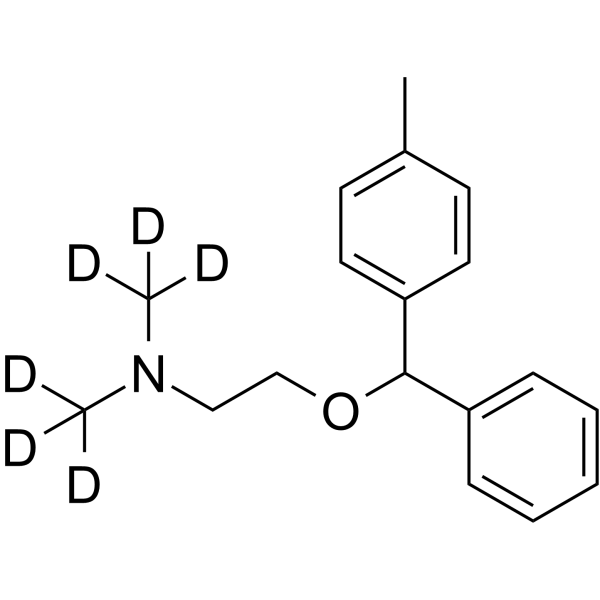 Toladryl-d6 Chemical Structure Toladryl-d6