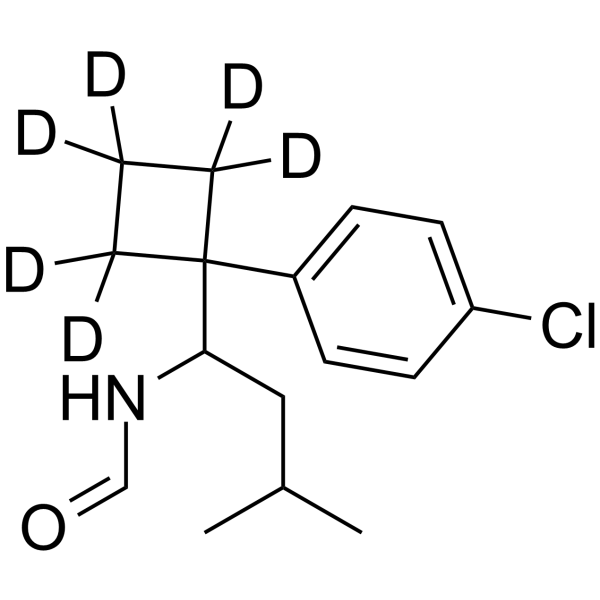 N-Formyl N,N-Didesmethyl Sibutramine-d6 Chemical Structure N-Formyl N,N-Didesmethyl Sibutramine-d6