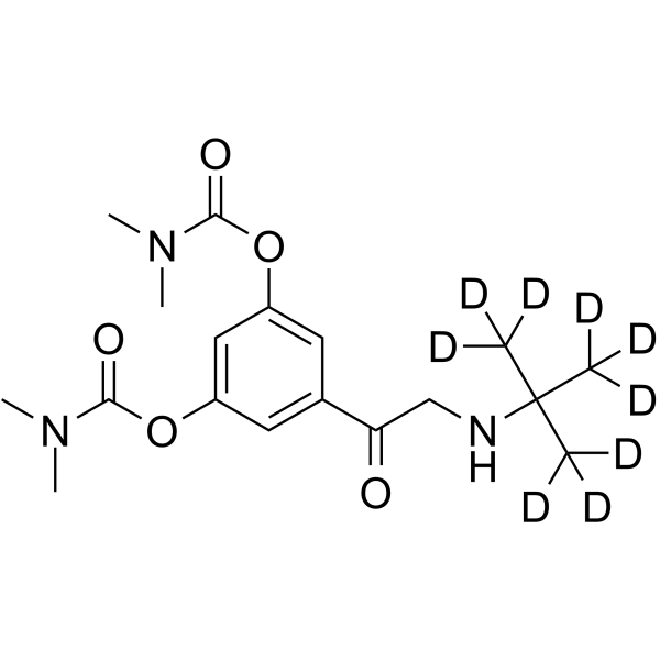 1-Keto Bambuterol-d9 Chemical Structure 1-Keto Bambuterol-d9