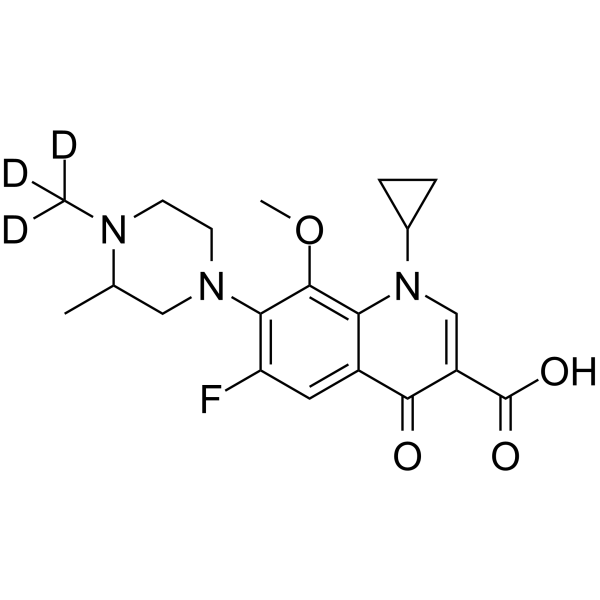 N-Methyl Gatifloxacin-d3 Chemical Structure N-Methyl Gatifloxacin-d3